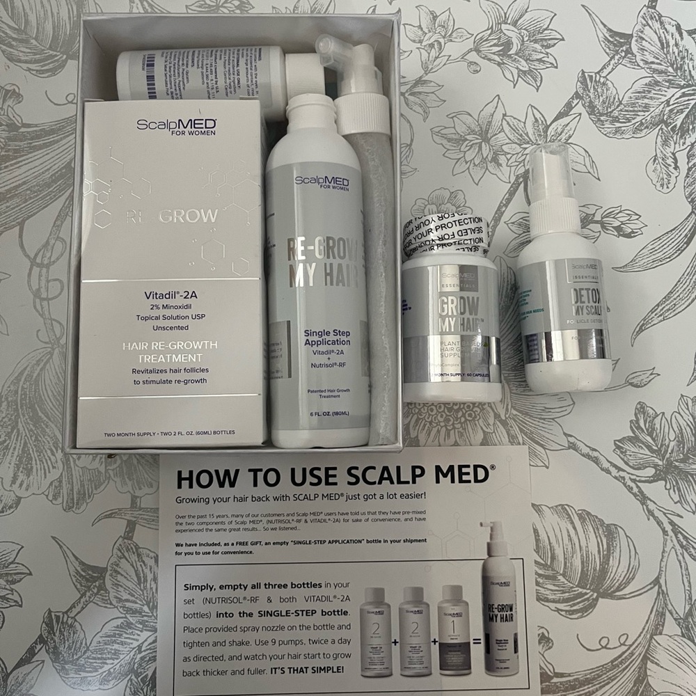 ScalpMed hair regrowth system for women
